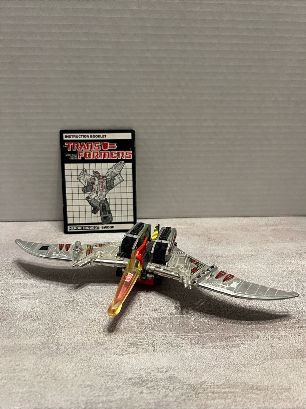 Transformers Swoop Silver and Red Kids Action Figure - Transformers Brand
